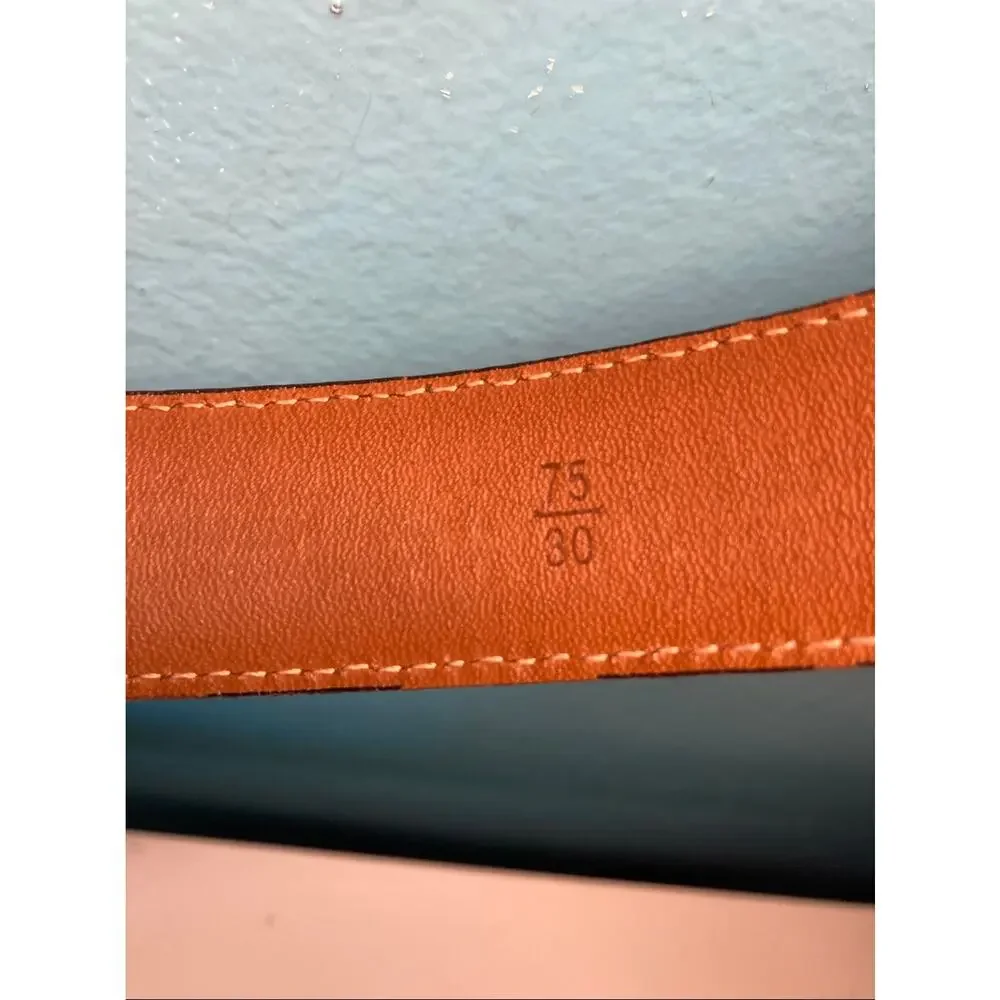 Coach Classic Leather Belt Mens Size 30 Vintage 90’s Italian Calfskin USA Made